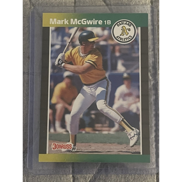 Mark McGwire #95 1989 Donruss Double Asterisk Error Trading Card Baseball Card